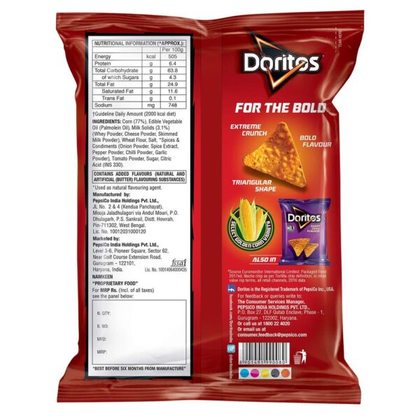 Doritos Nacho Chips - Cheese Flavour- MWM1009 - Image 2