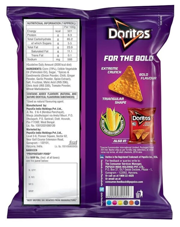 Doritos Nacho Chips - Sweet Chilli Flavour- MWM1010 - Image 2