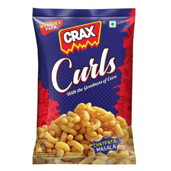 Crax Curls Chatpata Masala Crisps- BCK1052