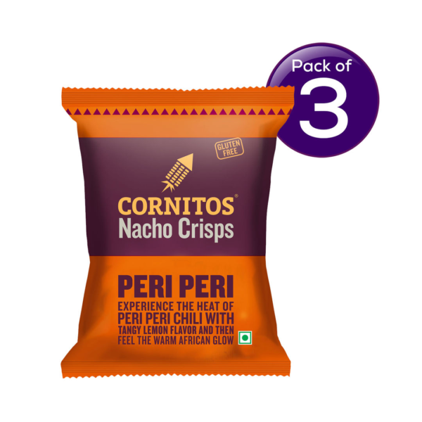 Cornitos Nacho Chips Peri Peri 55 gms Combo- MWM1012