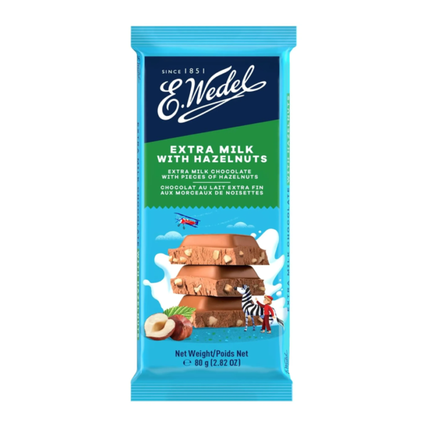 E.Wedel Extra Milk Chocolate With Hazelnuts- EYT1055