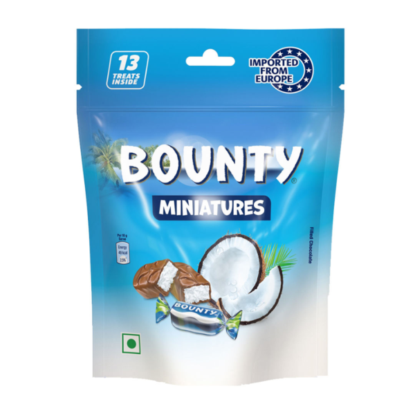 Bounty Miniature Coconut Chocolate Pack- NVE1070