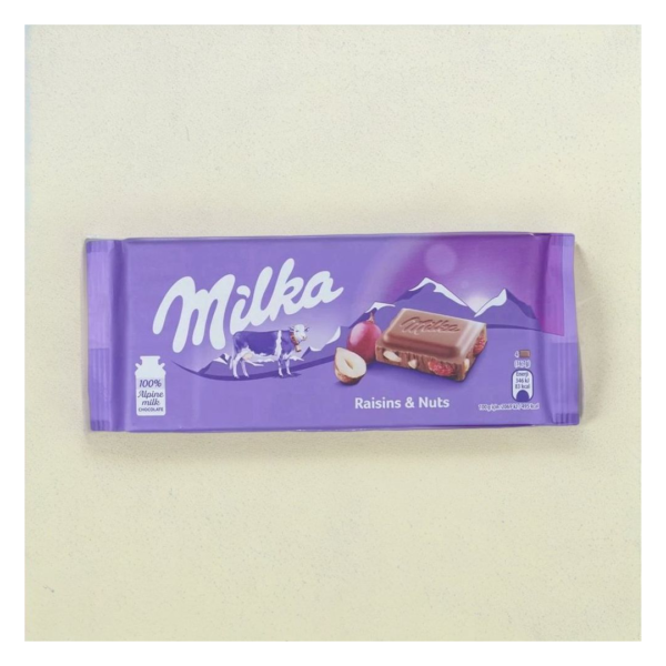 Milka Raisins & Nuts Milk Chocolate- EYT1056