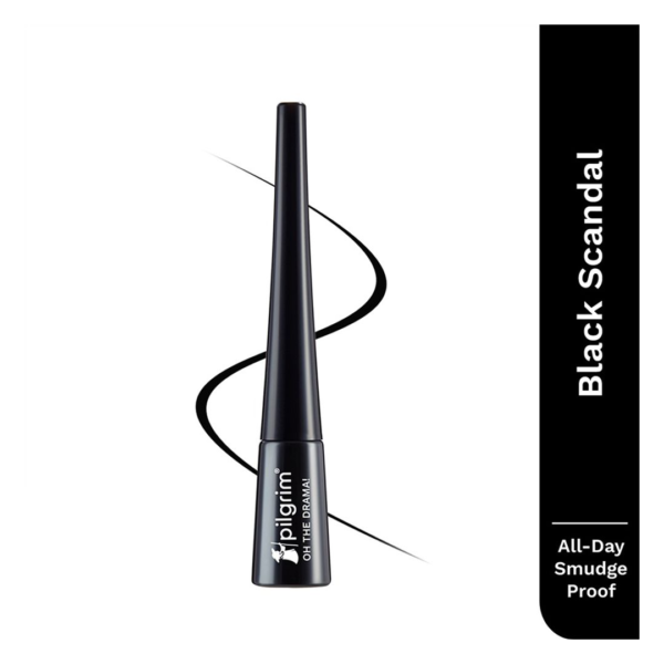 Pilgrim Oh the Drama - Black Scandal Intense Matte Eyeliner- LKD1051 - Image 2