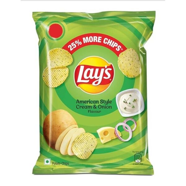 Lay's American Cream & Onion Potato Chips- BCK1068