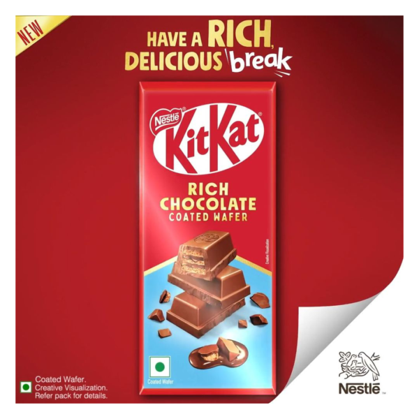 Nestle Kitkat Rich Chocolate Coated Wafer- NVE1076