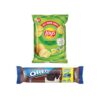 Lay'S American Cream & Onion Potato Chips(50gms) & Cadbury Oreo Chocolate Flavour Creme Sandwich Biscuit(132gms) Combo- BCK1070 - Image 2