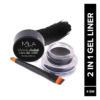 Mila Beaute Wink Artist 2 In 1 Gel Liner For Eyes & Brows Waterproof Upto 36Hours - Black- LKD1056 - Image 2