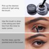 Mila Beaute Wink Artist 2 In 1 Gel Liner For Eyes & Brows Waterproof Upto 36Hours - Black- LKD1056 - Image 3