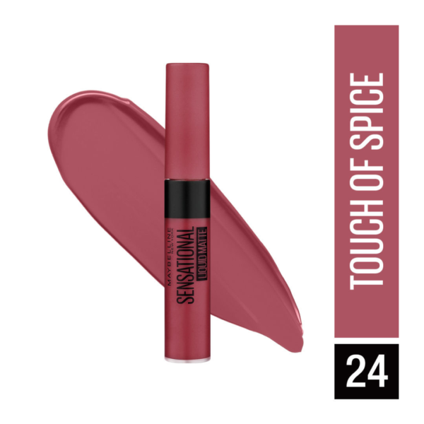 Maybelline Sensational Liquid Lipstick - Touch of Spice | Paraben Free- KYH1011