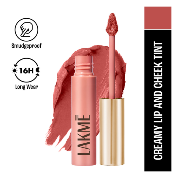 Lakme 9 to 5 Weightless Mousse Lip & Cheek Color Blush Velvet- KYH1012