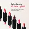 Swiss Beauty Lipstick - Cute Nude | HD matte finish- NPH1015 - Image 2