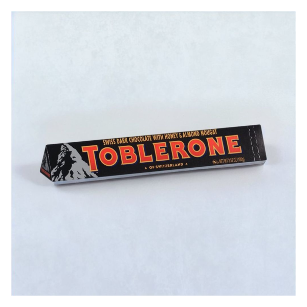 "Toblerone Swiss Dark Chocolate With Honey & Almond Nougat - NVE1089"