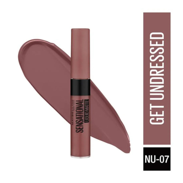 Maybelline Sensational Liquid Lipstick - NU07 Get Undressed | Paraben Free- KYH1015