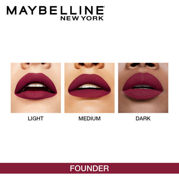 Maybelline Superstay Liquid Lipstick - Founder | Paraben Free- KYH1016 - Image 3