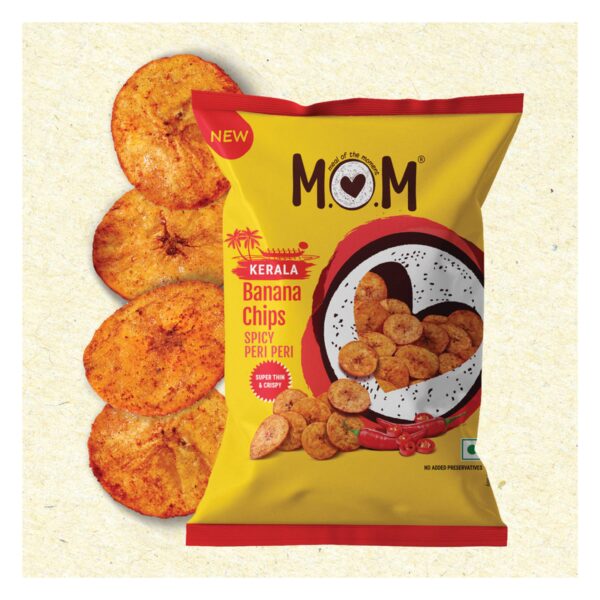 MOM Kerala Banana Chips - Spicy Peri Peri- BCK1091