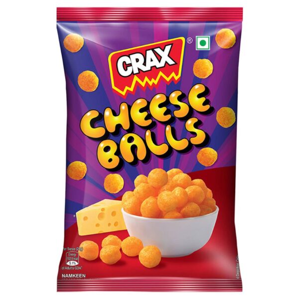 Crax Cheese Balls Puffs- BCK1096