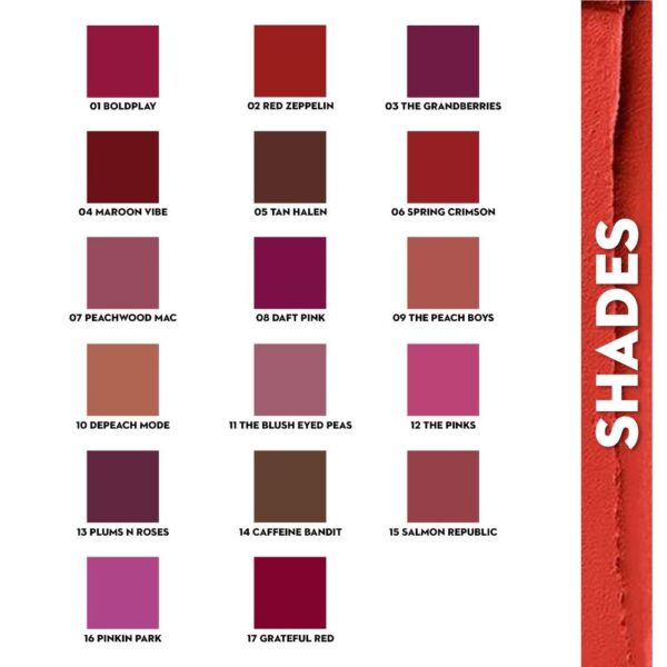 Sugar Matte Attack Transferproof Lipstick - 05 Tan Halen (699)- KYH1023 - Image 5