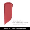 Elle 18 LIOQ100 Liquid Lipstick - Flattering Nude | Lightweight- KYH1026 - Image 2