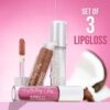 Insight Cosmetics Hydrating Gloss (Pack Of 3)- QTB1027 - Image 5