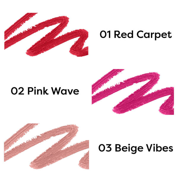 SUGAR POP Velvet Matte Lip Liner 01 Red Carpet- EFT1002 - Image 2