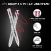 Renee Draw 4 4-In-1 Lip Liner- EFT1004 - Image 3