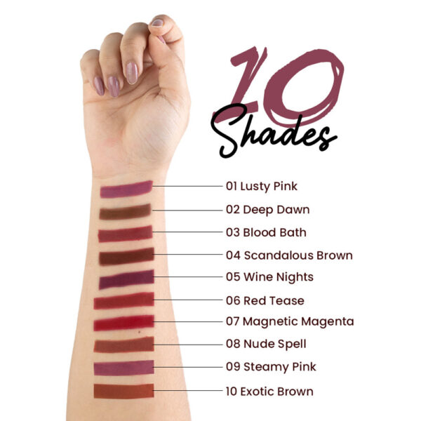 Mars Edge Of Desire Lip Liner (10-Exotic Brown)- EFT1005 - Image 4