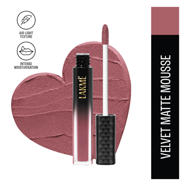 Lakme Xtraordin-Airy Lip Mousse Date Night Pink- KYH1031