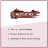 Matte Attack Transferproof Lipstick - 14 Caffeine Bandit- KYH1034 - Image 4