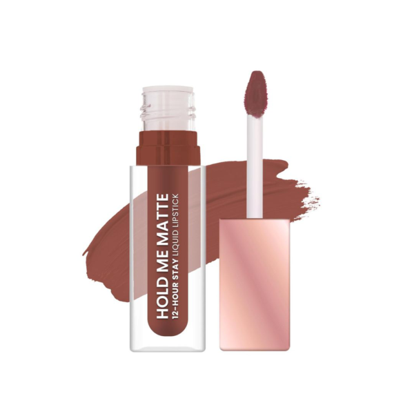 Swiss Beauty Hold Me Liquid Lipstick - Lusty Rusty | Lightweight- KYH1036