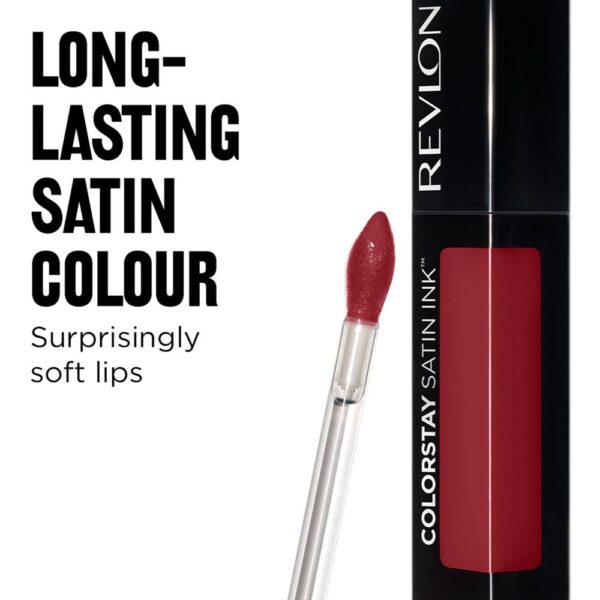 Revlon Colorstay Satin Ink Liquid Lip Color-Silky Sienna- KYH1044 - Image 4