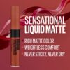 Maybelline New York Sensational Liquid Matte Lipstick - 17 Stop On Red- KYH1058 - Image 3