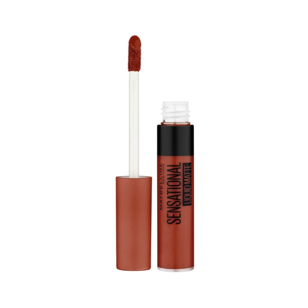 Maybelline New York Sensational Liquid Matte Lipstick - 17 Stop On Red- KYH1058