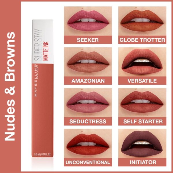 Maybelline New York Super Stay Matte Ink Liquid Lipstick - 118 Dancer- KYH1067 - Image 4
