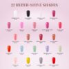 Nail Polish 21 Chemical Free Formula Long Lasting Nail Paints (Beetroot Bloom)- RUC1025 - Image 5