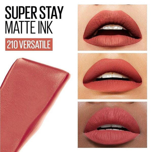 Maybelline New York Super Stay Matte Ink Liquid Lipstick - 210 Versatile- KYH1087 - Image 3