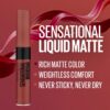 Maybelline New York Sensational Liquid Matte Lipstick - 13 Upbeat Crimson- KYH1093 - Image 4