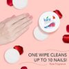 Kara Nail Polish Remover Wipes Rose 30pulls- WQS1012 - Image 4