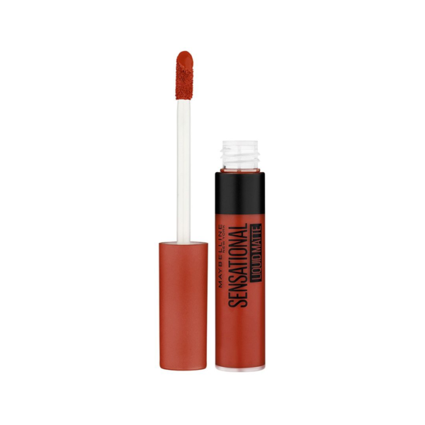 Maybelline New York Sensational Liquid Matte Lipstick - 12 More Than Red- KYH1098