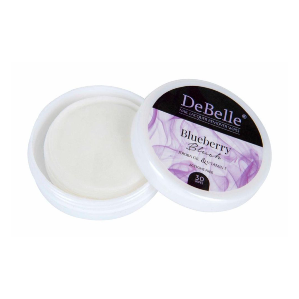 Debelle Nail Lacquer Remover Wipes Blueberry Blush- WQS1020