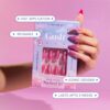 Gush Beauty Nailed It | Reusable Luxury Press On Nails Application Kit Candy Land - Medium Almond- RRW1001 - Image 4