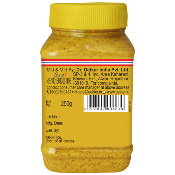 Dr. Oetker FunFoods Traditional English Mustard- ERE1037 - Image 3