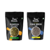 True Elements Raw Pumpkin Seeds(250gms) & True Elements Chia Seeds(250gms) Combo- VUW1086 - Image 2