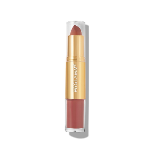 Myglamm Super Duo Lipstick - Spicy Nude- NPH1049