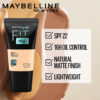 Maybelline New York Fit Me Matte+Poreless Liquid Foundation Tube 220 Natural Beige- TNW1001 - Image 3