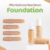 Mamaearth Glow Serum Foundation With Vitamin C & Turmeric For 12Hour Long Stay 01 Ivory Glow- TNW1018 - Image 3