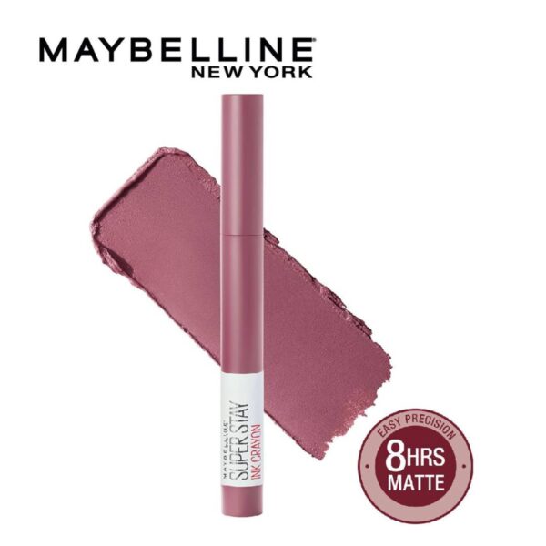 Maybelline New York Lipstick, Superstay Crayon Lipstick, 25 Stay Exceptional- EQQ1012