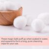 "GUBB White Cotton Balls For Face Cleansing & Makeup Removal - WAX1006" - Image 3