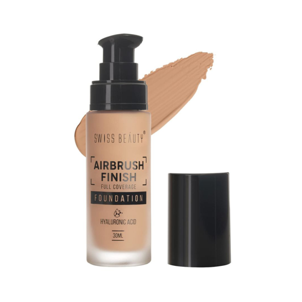 Swiss Beauty Airbrush Finish Lightweight Foundation Shade- Warm Sun- TNW1035