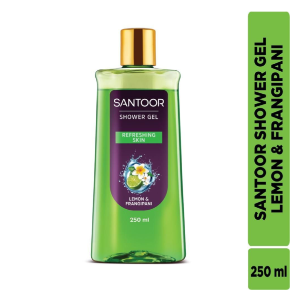 Santoor Shower Gel - Lemon and Frangipani- ASG1007